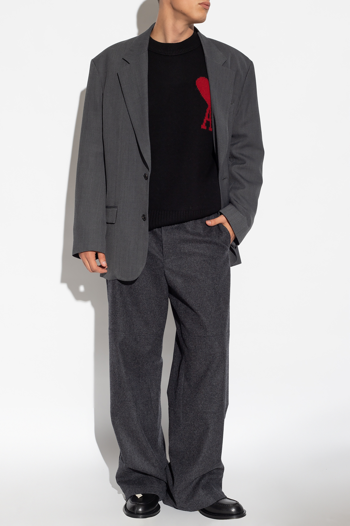 【送料&関税込】Ami Alexandre Mattiussi Vest In Black Wool Ami Alexandre Mattiussi Vest In Black Wool | italist, ALWAYS